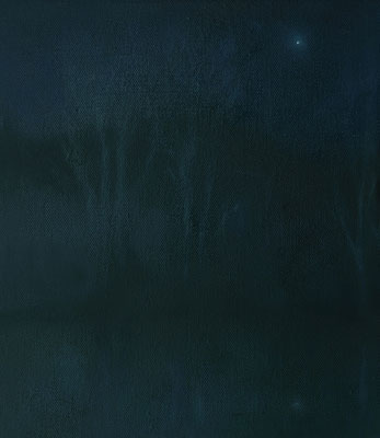 Riviere du tarn, 31 x 27 cm, Oel auf Leinwand, 2010